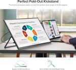 22" Portable 2K Gaming Monitor with Kickstand