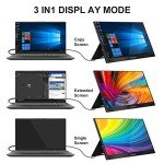 15.6" Full HD Portable Gaming Monitor with Speakers