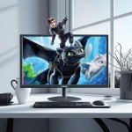 21.5" FHD 75Hz Gaming Monitor with VESA Mount