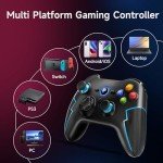 EasySMX Wireless Bluetooth Game Controller - Black/Red