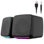 RGB USB Speakers for Laptops & Smartphones