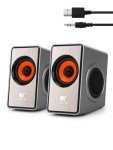 Mini USB PC Speakers with Enhanced Bass Sound
