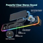 Wired RGB Bluetooth Gaming Sound Bar Speakers