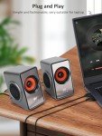 Mini USB PC Speakers with Enhanced Bass Sound