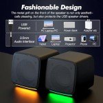 RGB USB Speakers for Laptops & Smartphones