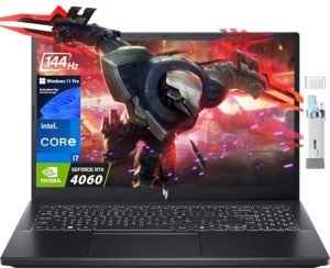 Acer Nitro V 15 Gaming Laptop, 144Hz FHD Display
