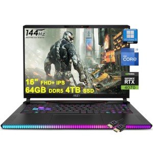 MSI Raider GE68HX Gaming Laptop - 16" FHD+