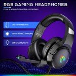 YINSAN RGB Gaming Headset with Noise Cancelling Mic