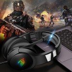 YINSAN RGB Gaming Headset with Noise Cancelling Mic