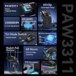 Attack Shark X11 Wireless Gaming Mouse with Dock