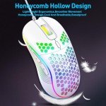 JYCSTE RGB Wired Gaming Mouse with Adjustable DPI