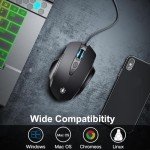 Uineer Ergonomic Wired Gaming Mouse - 7200 DPI