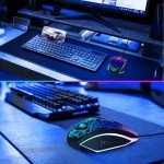 Ergonomic Wired Gaming Mouse with LED Lighting