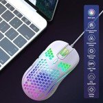 JYCSTE RGB Wired Gaming Mouse with Adjustable DPI