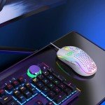 JYCSTE RGB Wired Gaming Mouse with Adjustable DPI