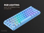 Geeky GK61 SE 60% Mechanical Gaming Keyboard