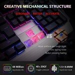 RedThunder K900 V2 RGB Gaming Keyboard with Wrist Rest