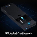 Sabrent Tool-Free HDD Enclosure with 5Gbps Speed
