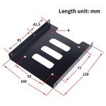 2.5 to 3.5 HDD SSD Adapter Bracket (2 Pack)