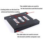 2.5 to 3.5 HDD SSD Adapter Bracket (2 Pack)