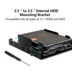 DEEPFOX 2.5 to 3.5 Hard Drive Adapter Kit