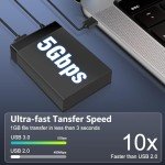 External Hard Drive Enclosure - USB 3.0, 16TB