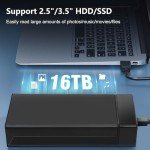 External Hard Drive Enclosure - USB 3.0, 16TB