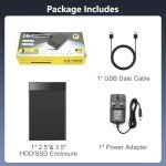 External Hard Drive Enclosure - USB 3.0, 16TB