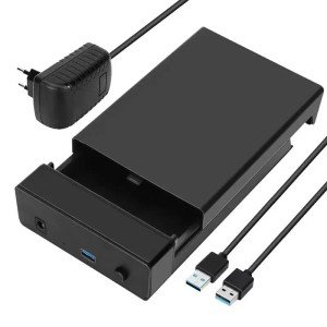 USB 3.0 SATA Hard Drive Enclosure for 18TB HDD/SSD