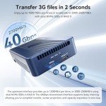 40Gbps Dual-Bay M.2 NVMe SSD Enclosure