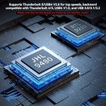 ACASIS 80Gbps M.2 NVMe SSD Enclosure with Fan