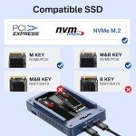 40Gbps Dual-Bay M.2 NVMe SSD Enclosure