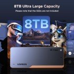 UGREEN Thunderbolt 5 NVMe SSD Enclosure with Fan