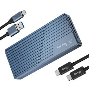 40Gbps M.2 NVMe SSD Enclosure with Cooling Fan