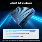 40Gbps M.2 NVMe SSD Enclosure with Cooling Fan