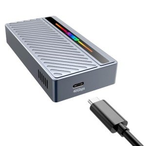 FIDECO 40Gbps RGB NVMe SSD Enclosure