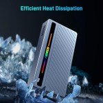 FIDECO 40Gbps RGB NVMe SSD Enclosure