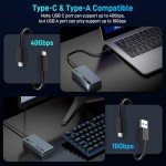 FIDECO 40Gbps RGB NVMe SSD Enclosure