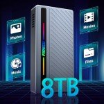 FIDECO 40Gbps RGB NVMe SSD Enclosure