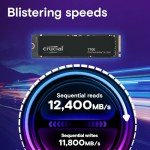 Crucial T700 2TB Gen5 Gaming SSD - Fast Storage