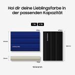 Samsung T7 Shield 2TB Portable SSD - Blue