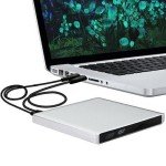 Slim Portable USB CD/DVD Drive for Laptops