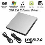 Slim Portable USB CD/DVD Drive for Laptops
