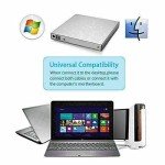 Slim Portable USB CD/DVD Drive for Laptops