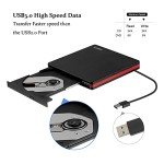 Portable USB 3.0 CD/DVD Drive for Laptops