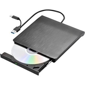 Portable USB 3.0 Type-C External CD/DVD Drive