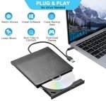Portable USB 3.0 External CD/DVD Drive