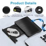 Portable USB 3.0 Type-C External CD/DVD Drive