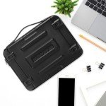 Geometric Waterproof Laptop Sleeve Bag - 15.6 Inch