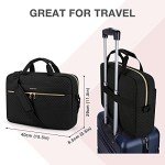 15.6 Inch Laptop Bag for Women - Black